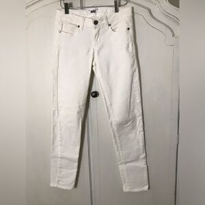 PAIGE | Skyline Ankle Skinny Classic Optic White Jeans Size 26 NWOT